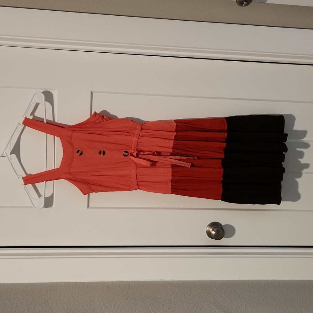 Heart & Heels multicolor knee length dress